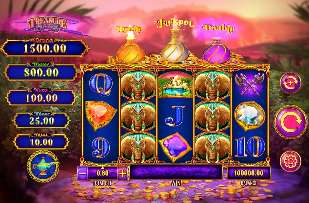 Mystery of the Lamp Treasure Oasis demo